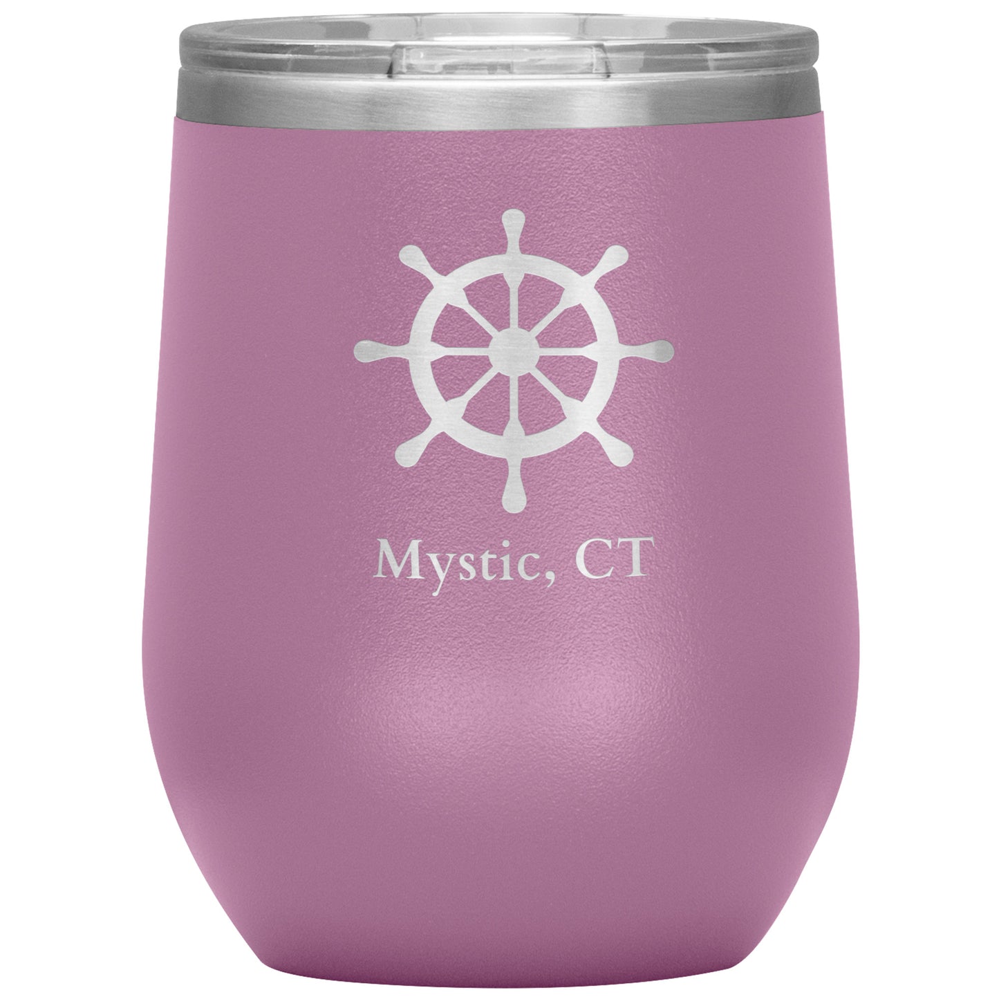 Custom Sailors Wheel Wine Tumbler☸