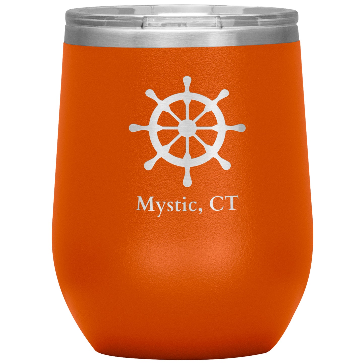 Custom Sailors Wheel Wine Tumbler☸