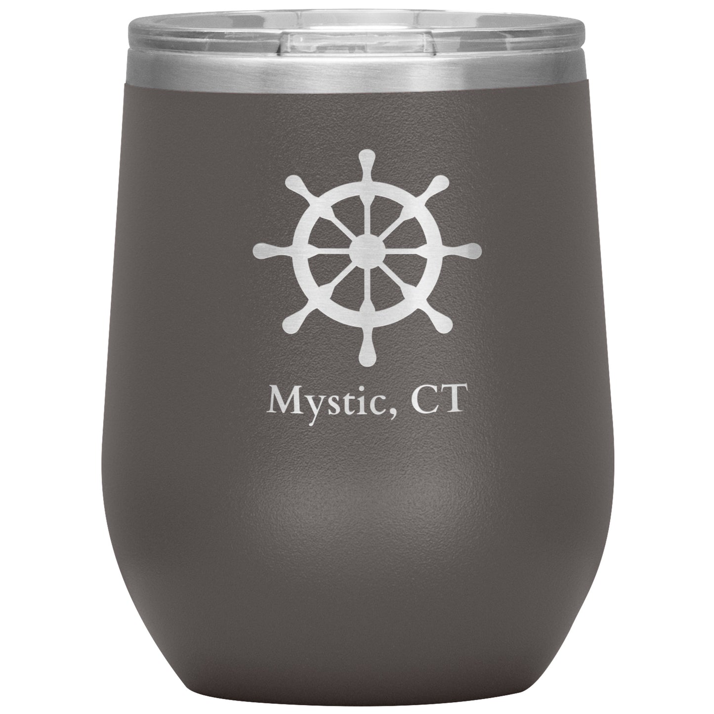 Custom Sailors Wheel Wine Tumbler☸
