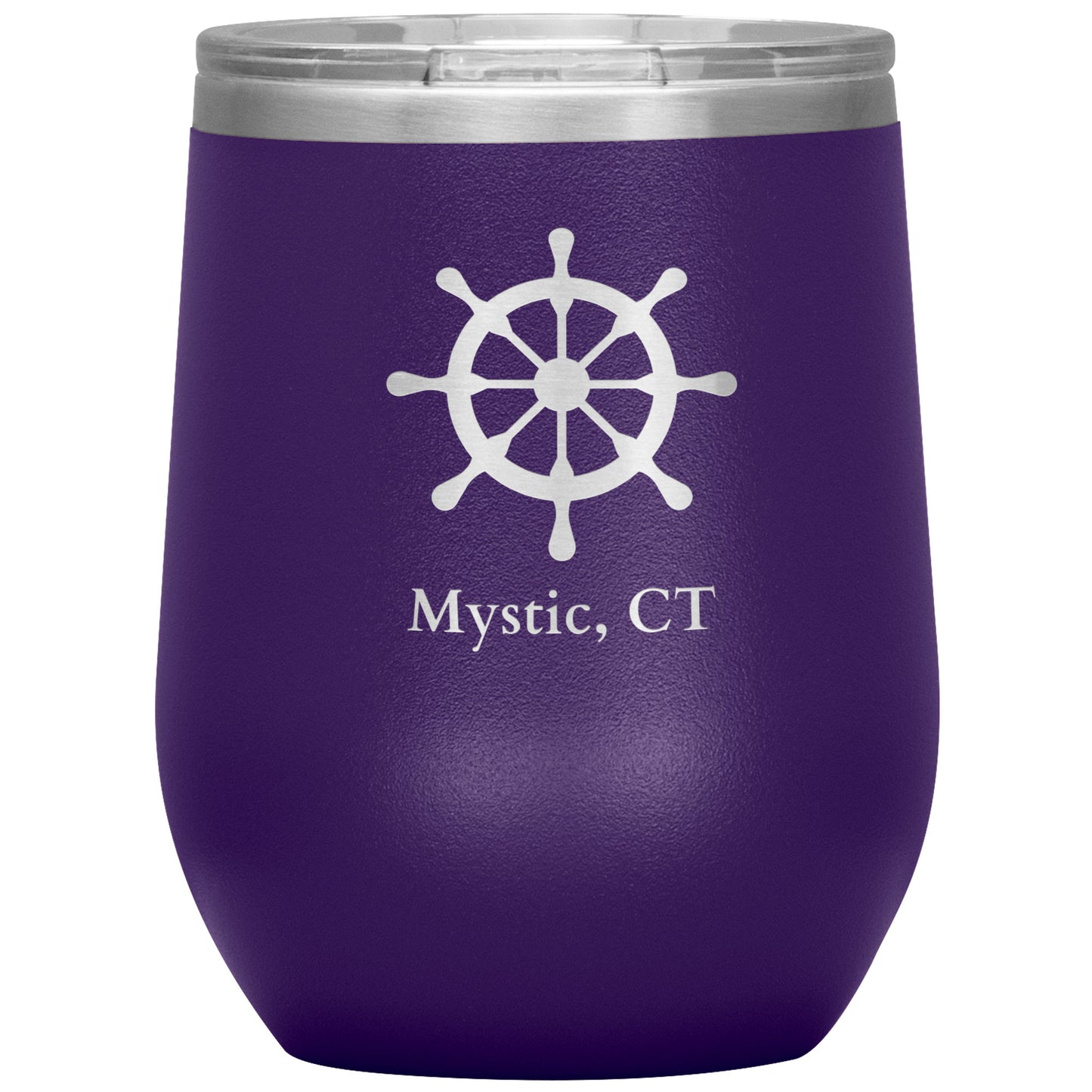 Custom Sailors Wheel Wine Tumbler☸