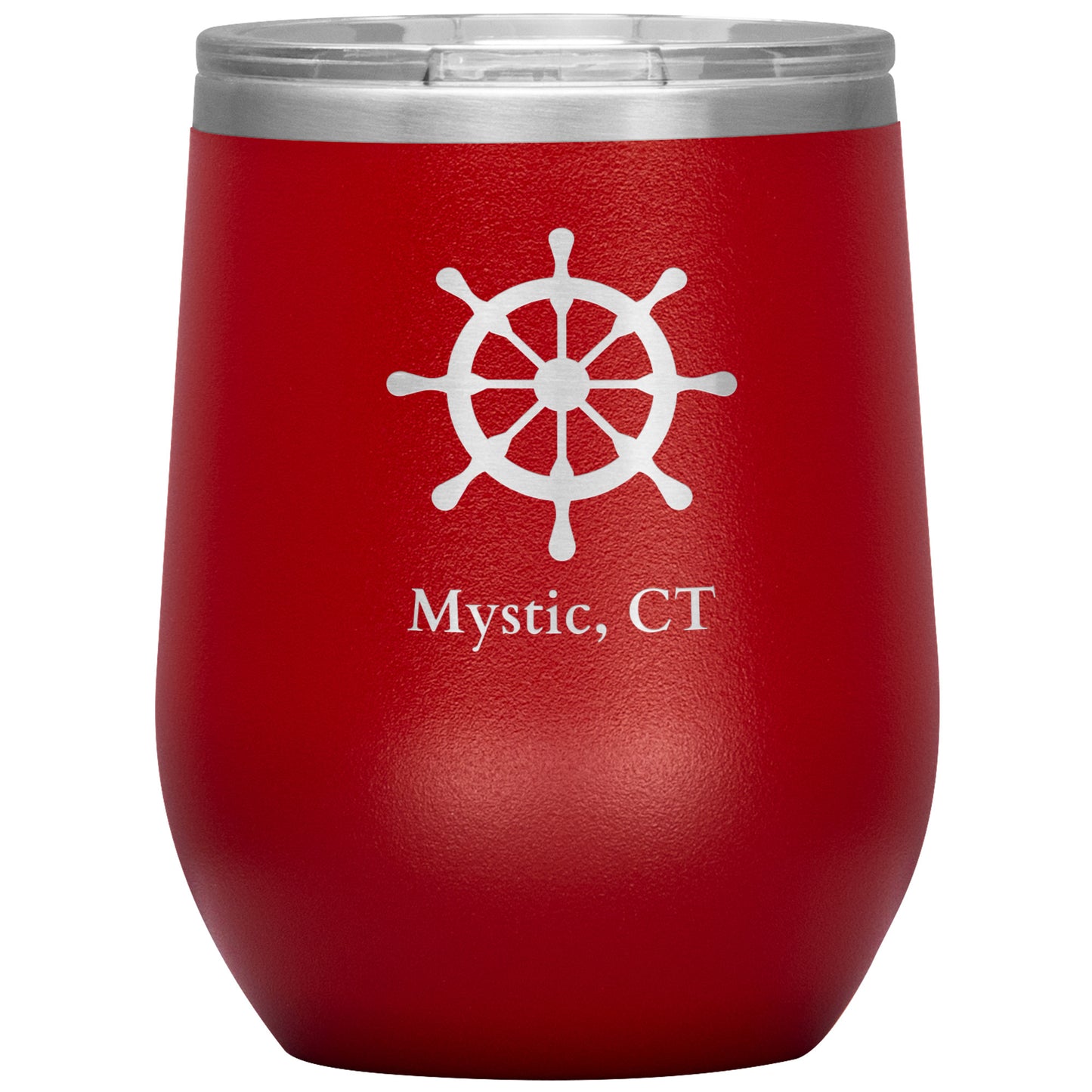 Custom Sailors Wheel Wine Tumbler☸