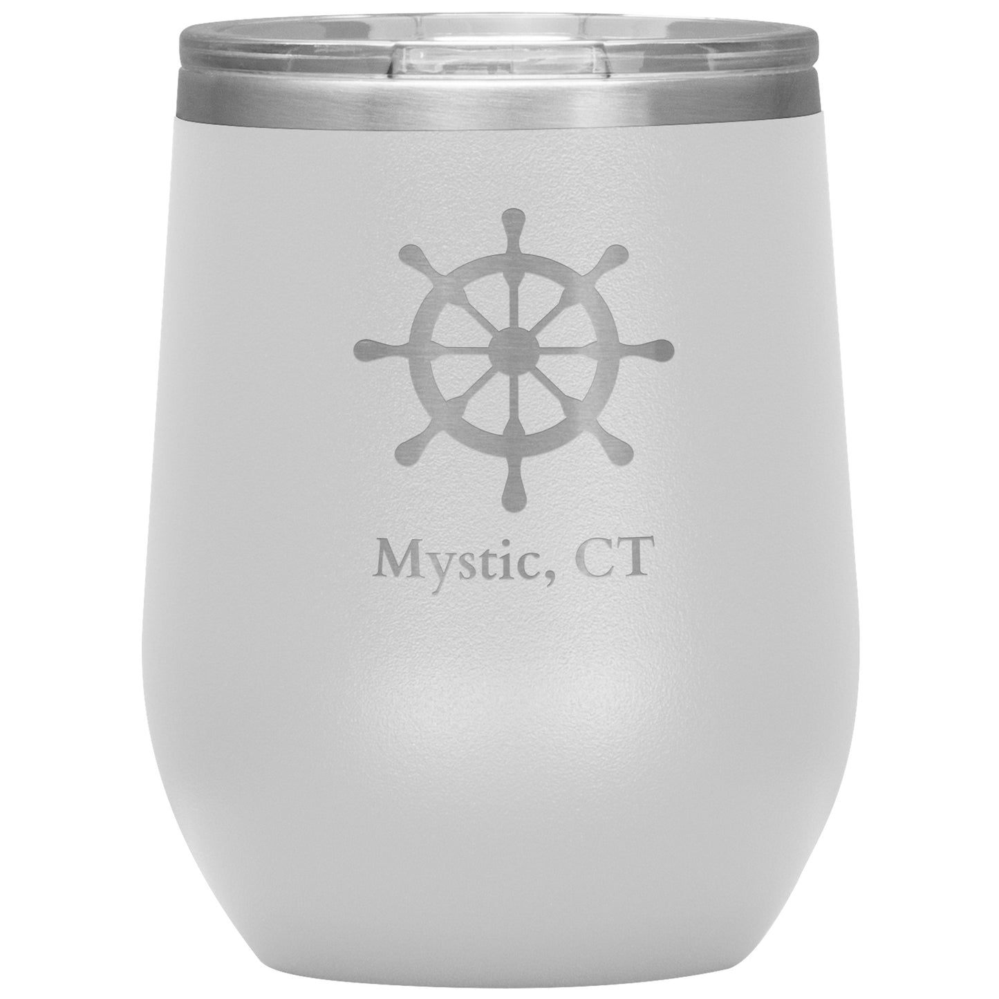 Custom Sailors Wheel Wine Tumbler☸