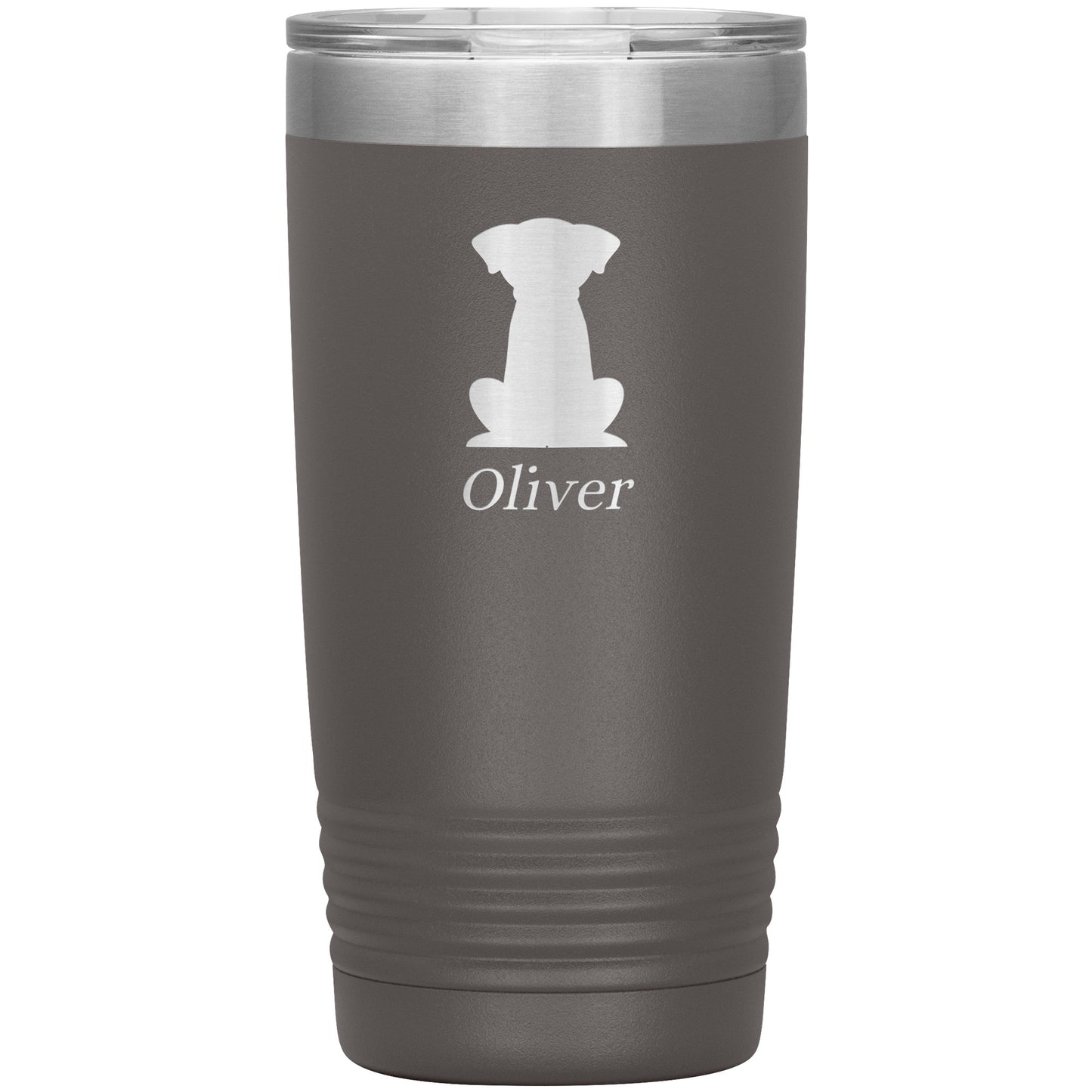 Custom Silhouette Dog Tumbler 🐶