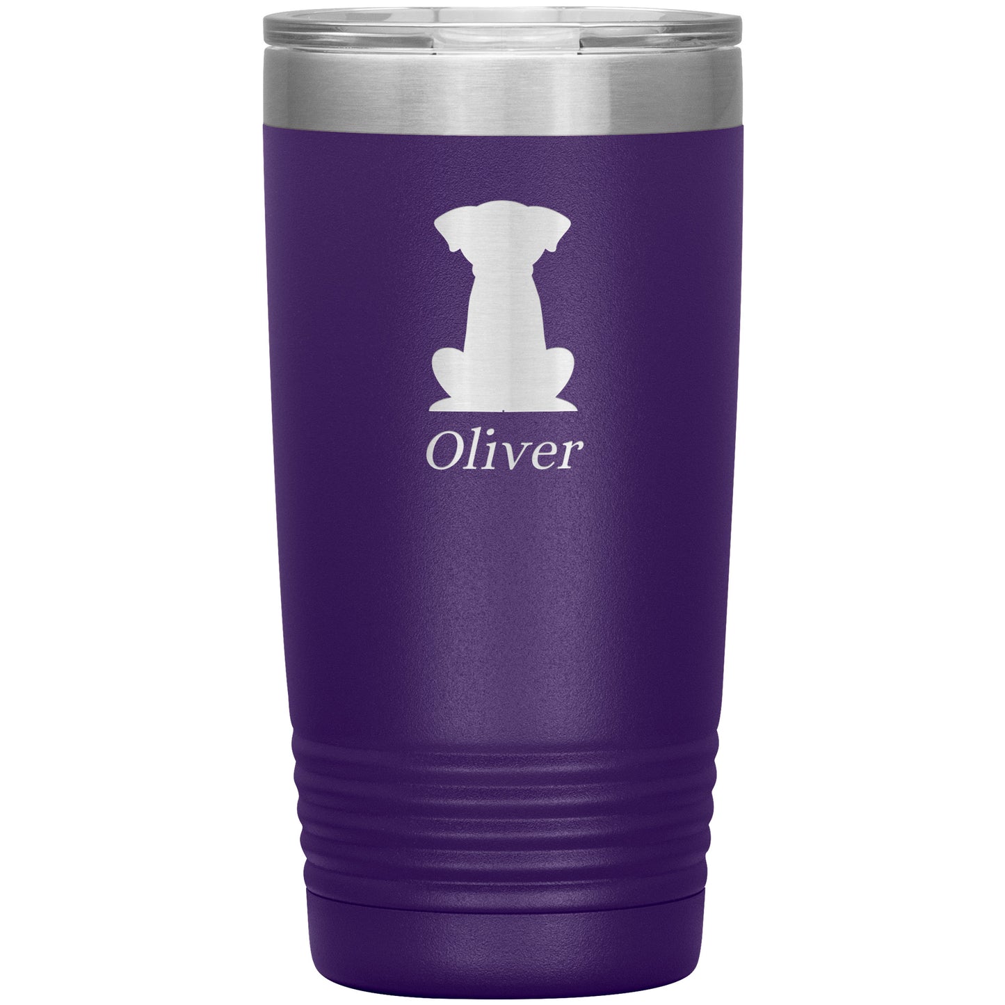 Custom Silhouette Dog Tumbler 🐶