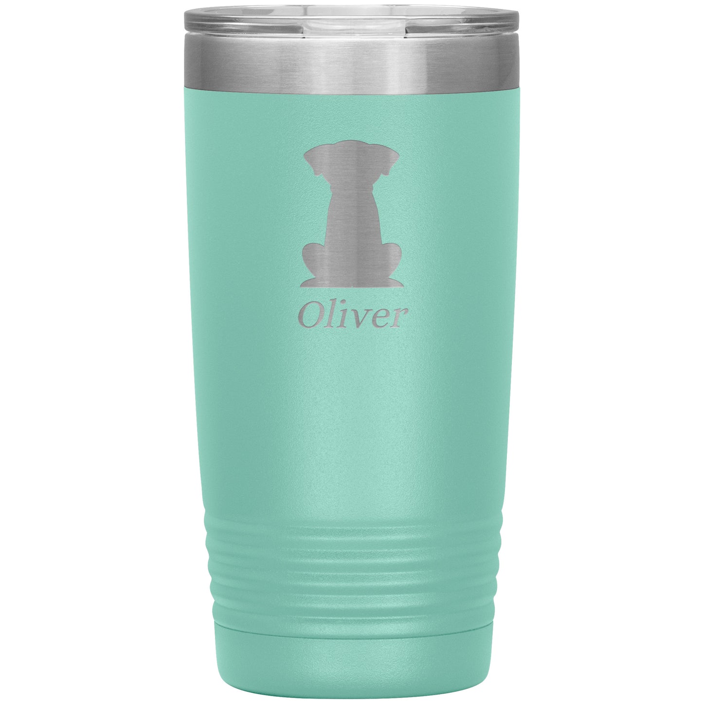 Custom Silhouette Dog Tumbler 🐶