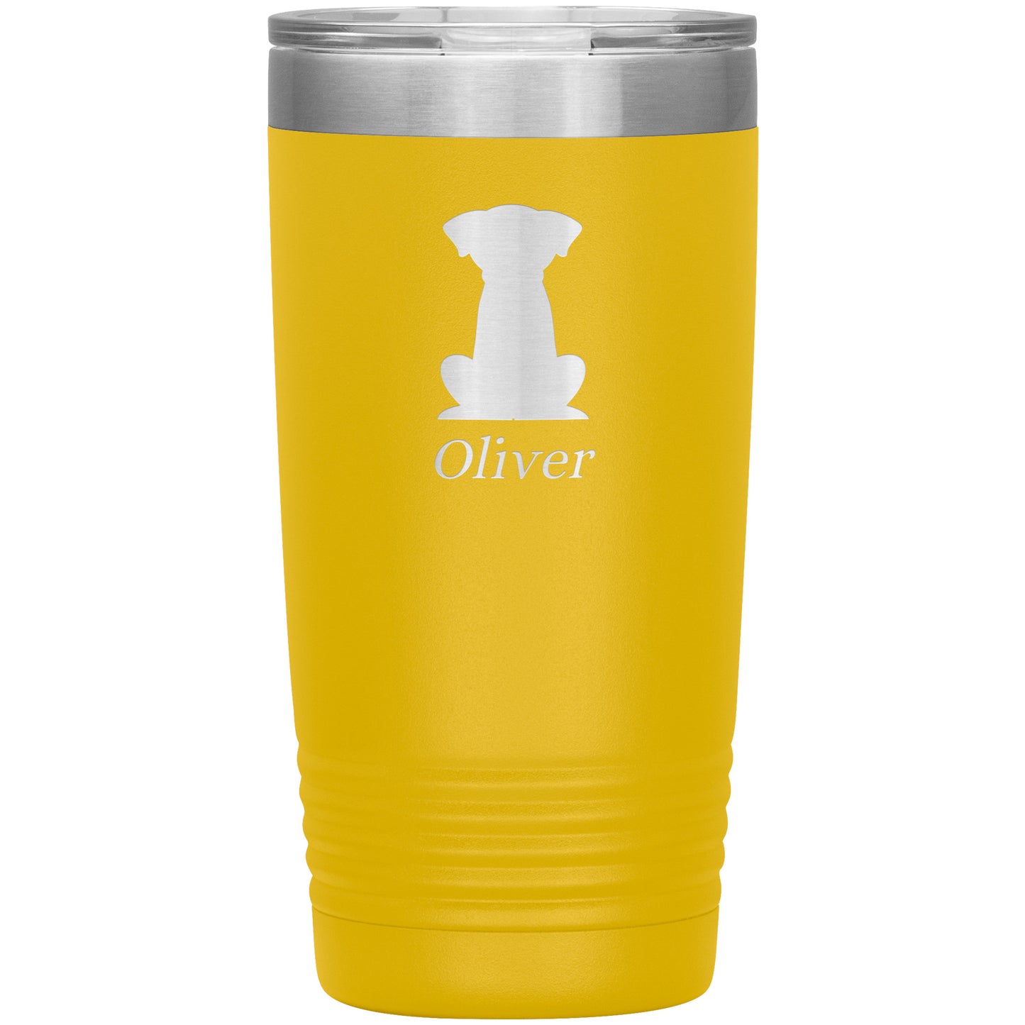Custom Silhouette Dog Tumbler 🐶