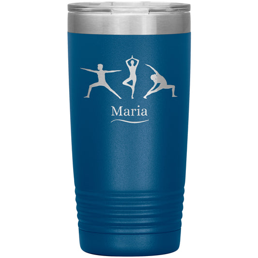 Custom Yoga Poses Tumbler 🧘‍♂️