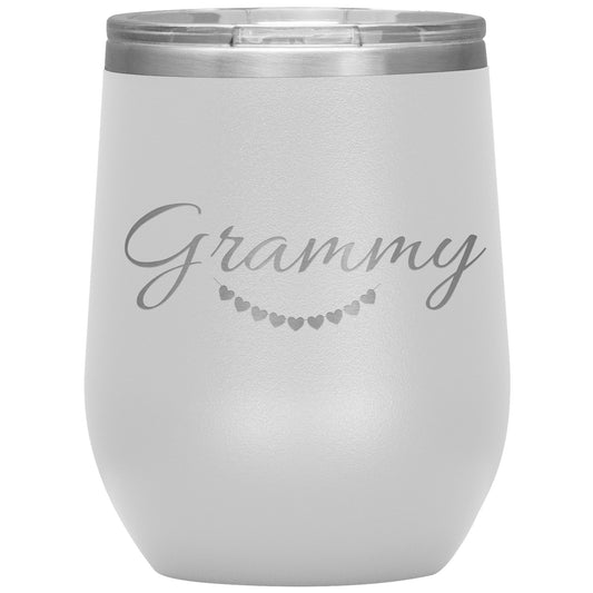 Grammy Hanging Hearts Wine Tumbler💕