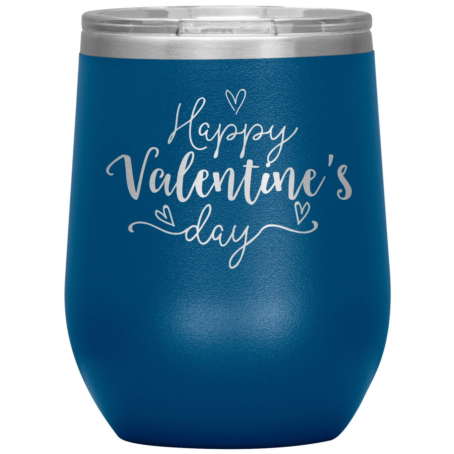 Happy Valentine's Day (Script) Wine Tumbler❣️