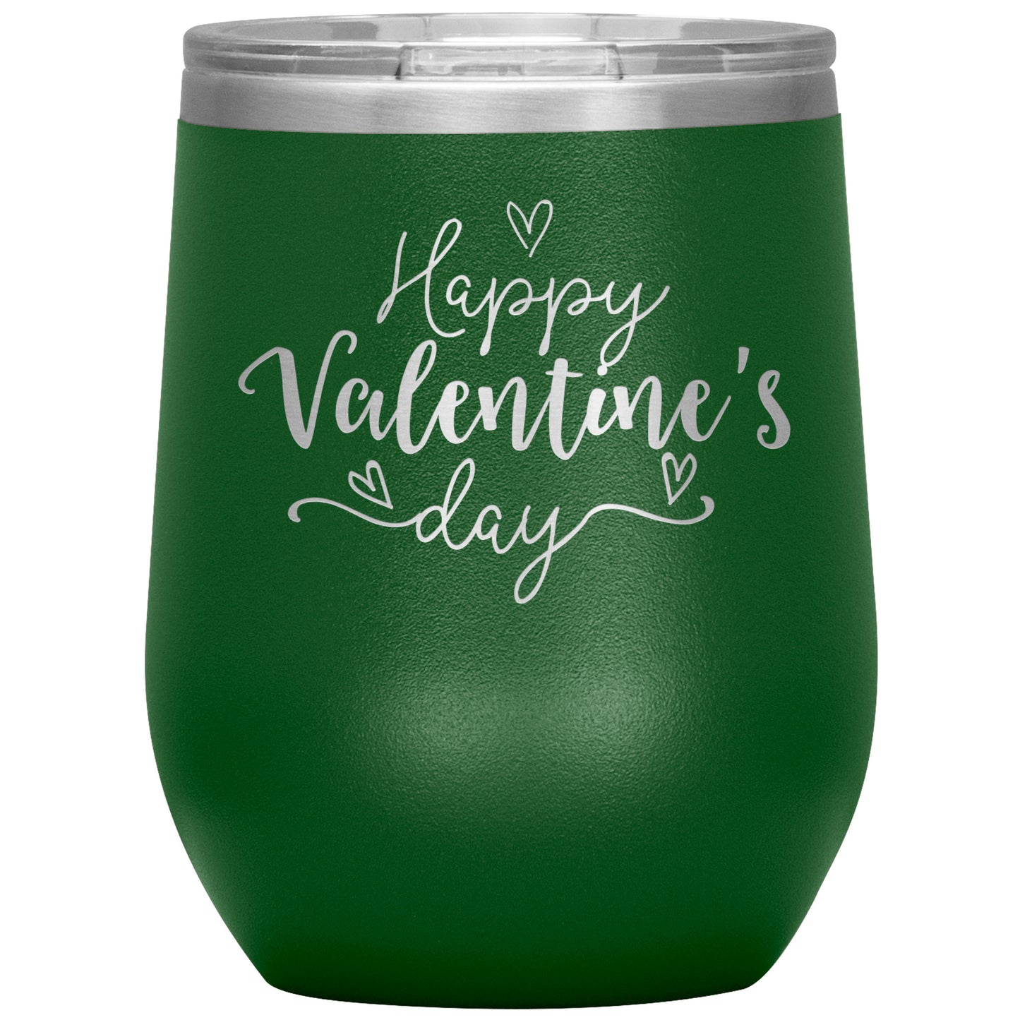 Happy Valentine's Day (Script) Wine Tumbler❣️