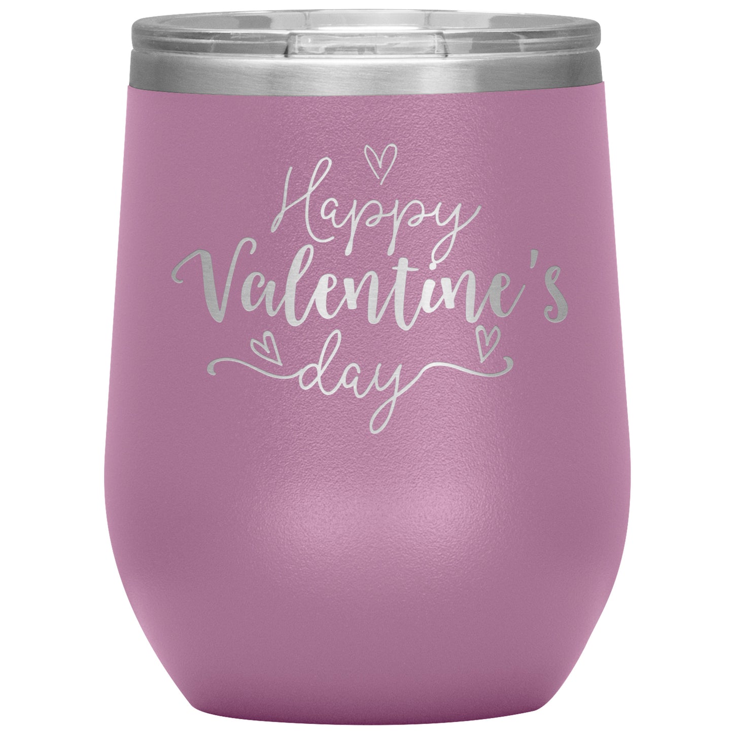 Happy Valentine's Day (Script) Wine Tumbler❣️