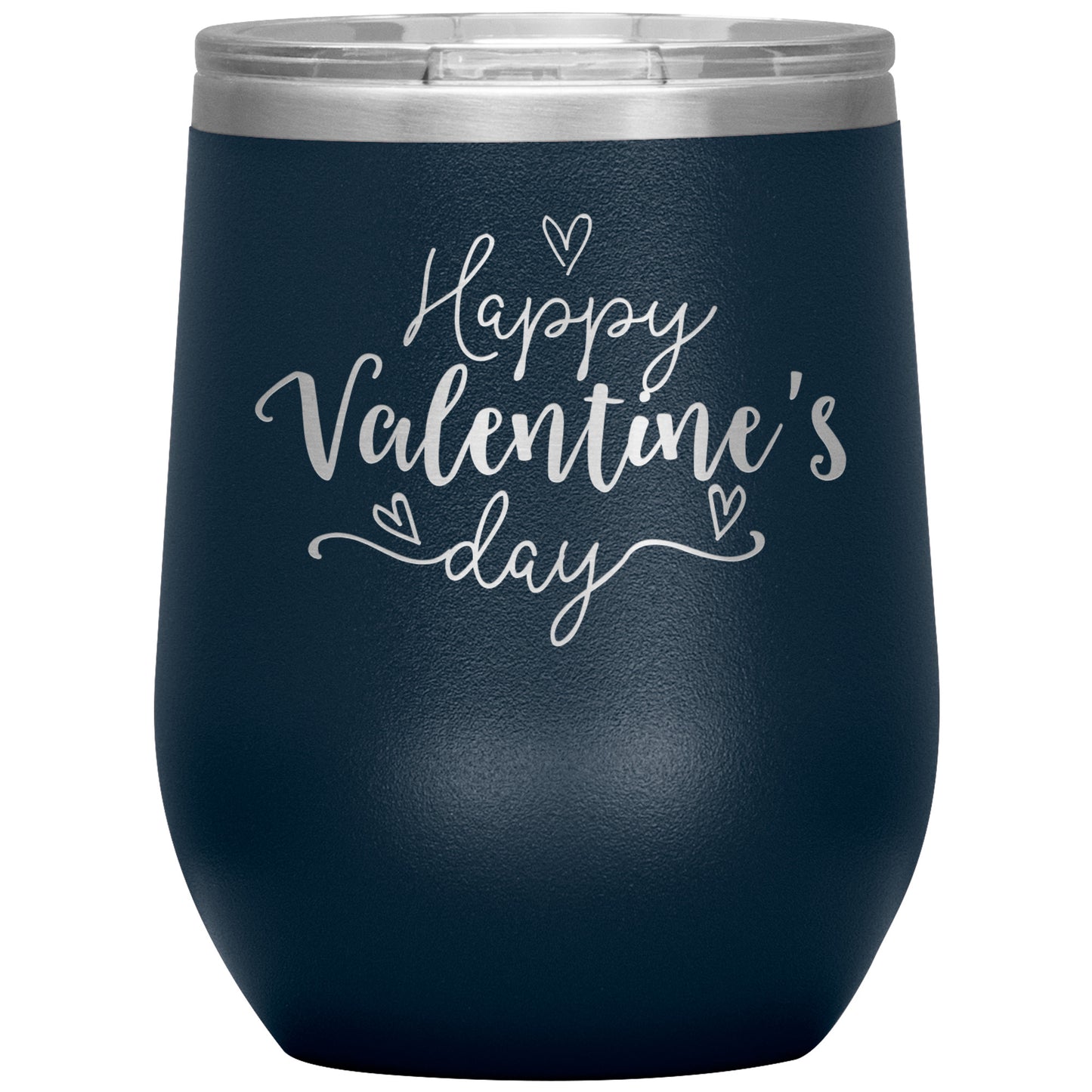 Happy Valentine's Day (Script) Wine Tumbler❣️