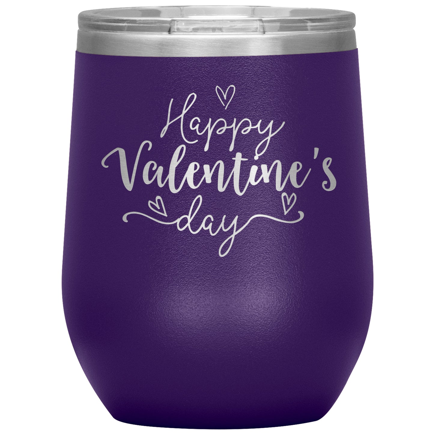 Happy Valentine's Day (Script) Wine Tumbler❣️