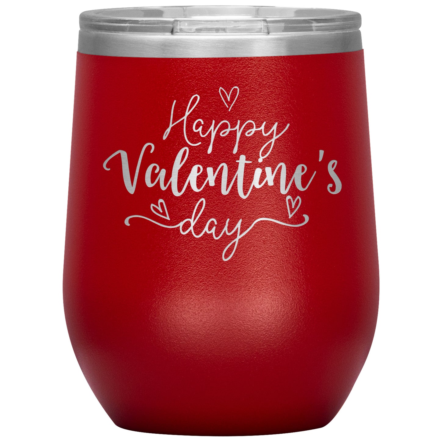 Happy Valentine's Day (Script) Wine Tumbler❣️