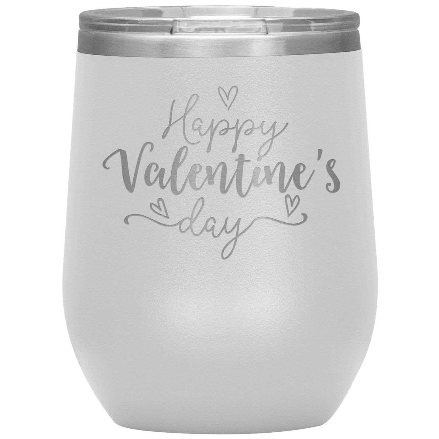 Happy Valentine's Day (Script) Wine Tumbler❣️