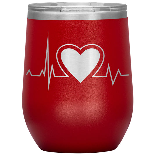 Heart Beat Wine Tumbler❤️