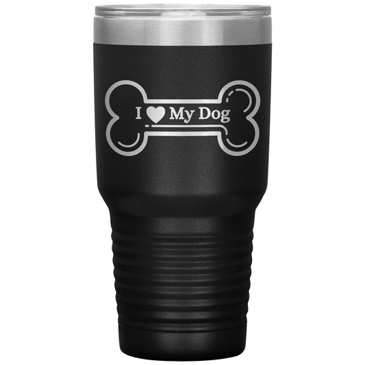 I ❤️ My Dog Travel Tumbler