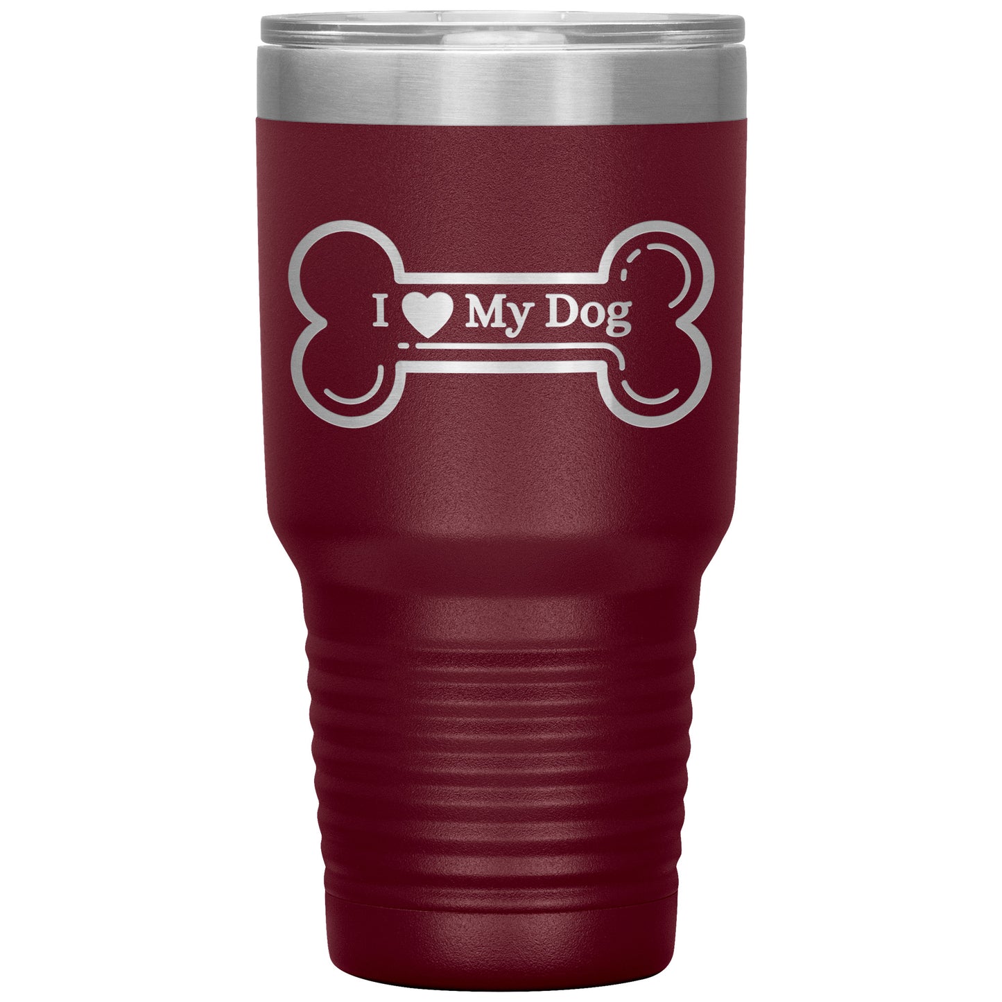 I ❤️ My Dog Travel Tumbler
