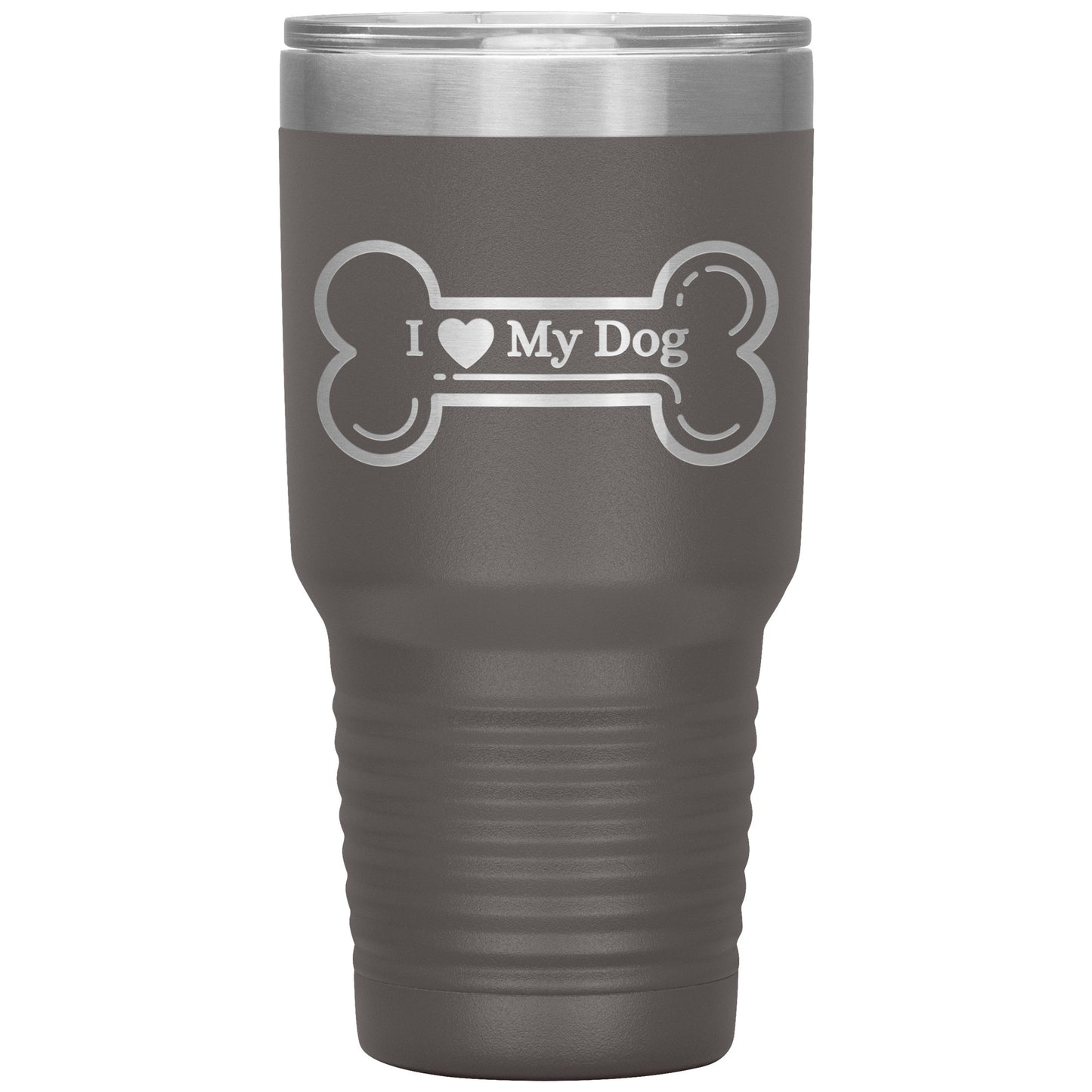 I ❤️ My Dog Travel Tumbler