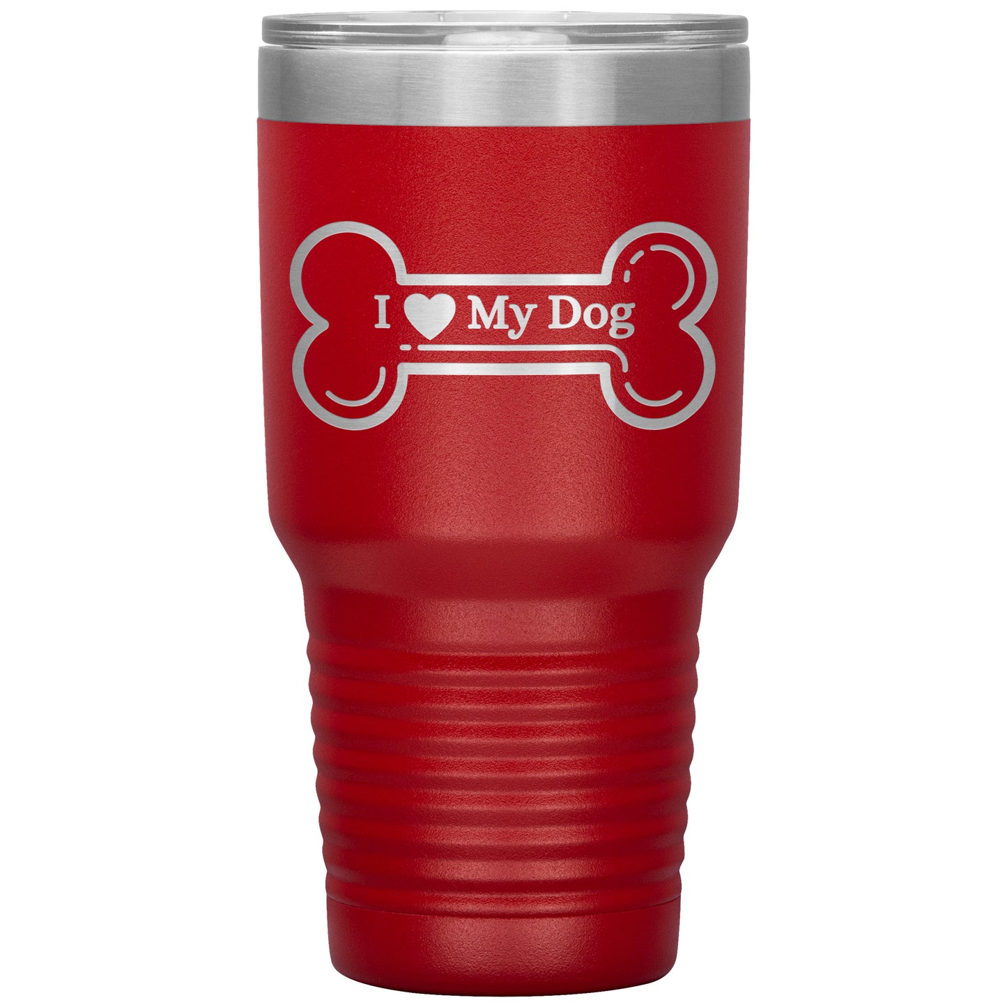 I ❤️ My Dog Travel Tumbler
