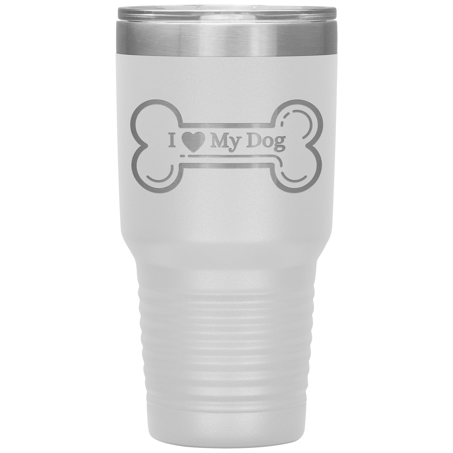 I ❤️ My Dog Travel Tumbler
