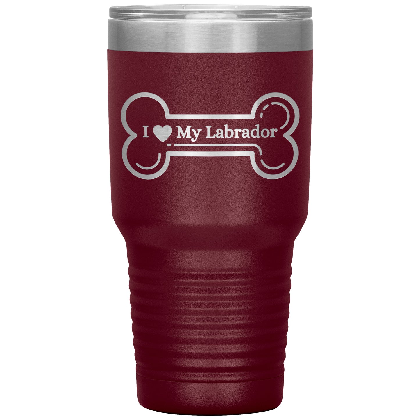 I ❤️ My Labrador Travel Tumbler
