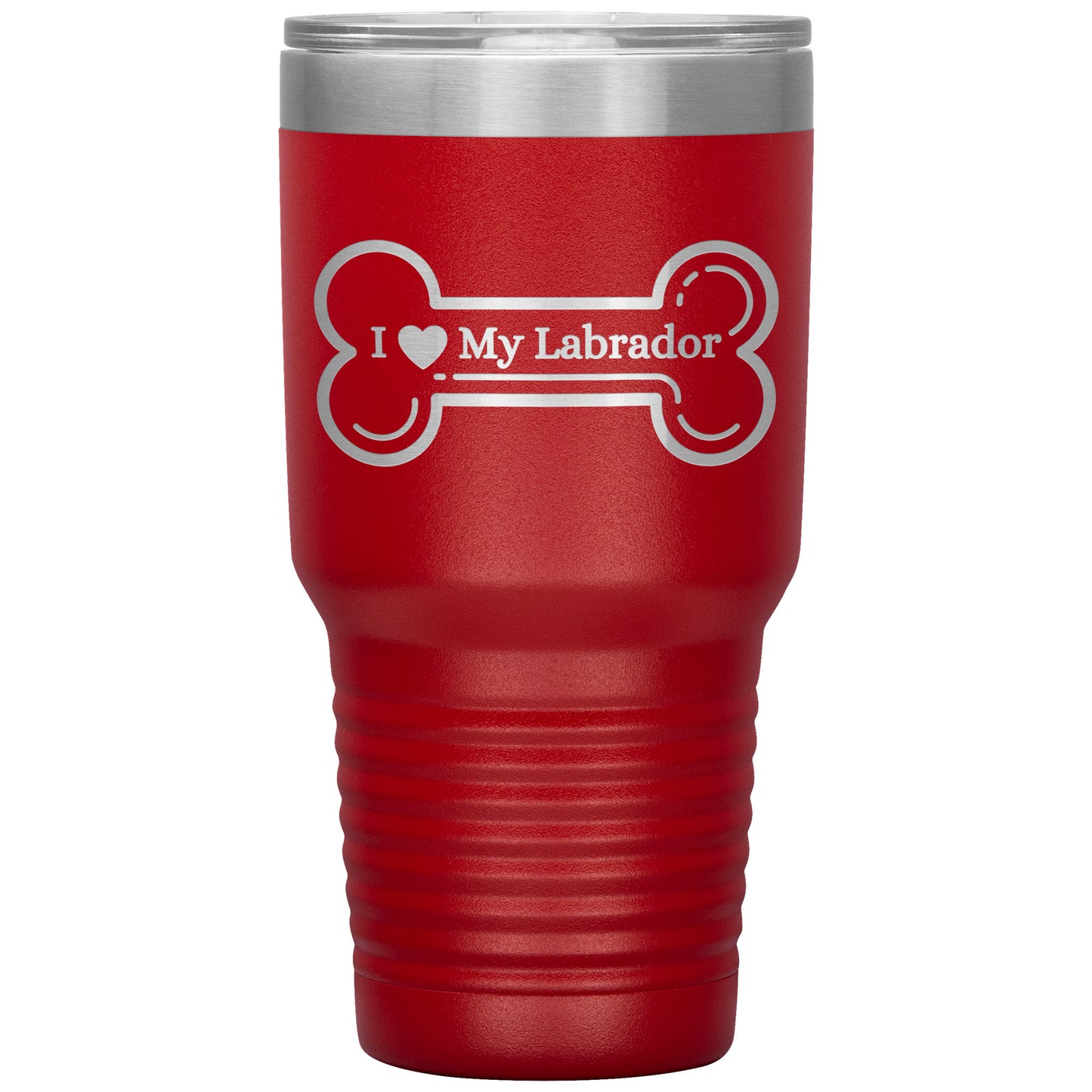 I ❤️ My Labrador Travel Tumbler