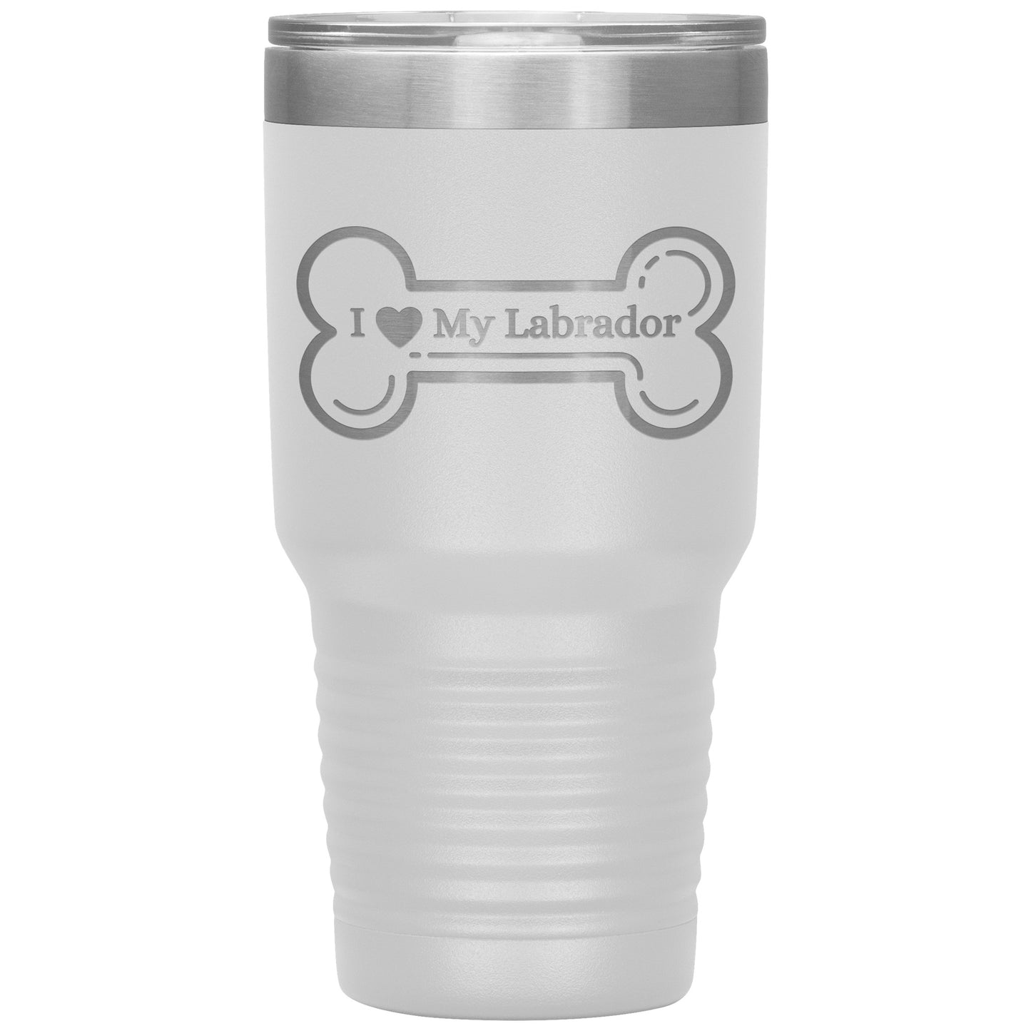 I ❤️ My Labrador Travel Tumbler