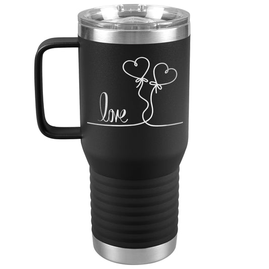 Love Tumbler with Handle π
