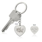 Engraved Girl Mom Keychain