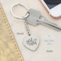 Engraved Girl Mom Keychain