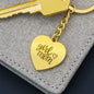 Engraved Girl Mom Keychain
