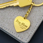 Engraved Boy Mom Heart Keychain 🔑 💙