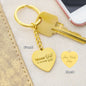 Engraved Mom Love Is Strong Love Keychain 🔑 ❤️