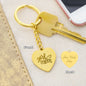 Engraved Girl Mom Keychain