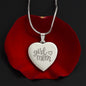 Engraved Girl Mom Necklace