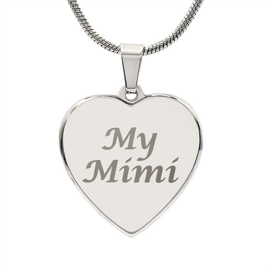 Engraved My Mimi Necklace