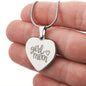 Engraved Girl Mom Necklace