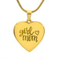 Engraved Girl Mom Necklace