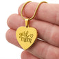 Engraved Girl Mom Necklace