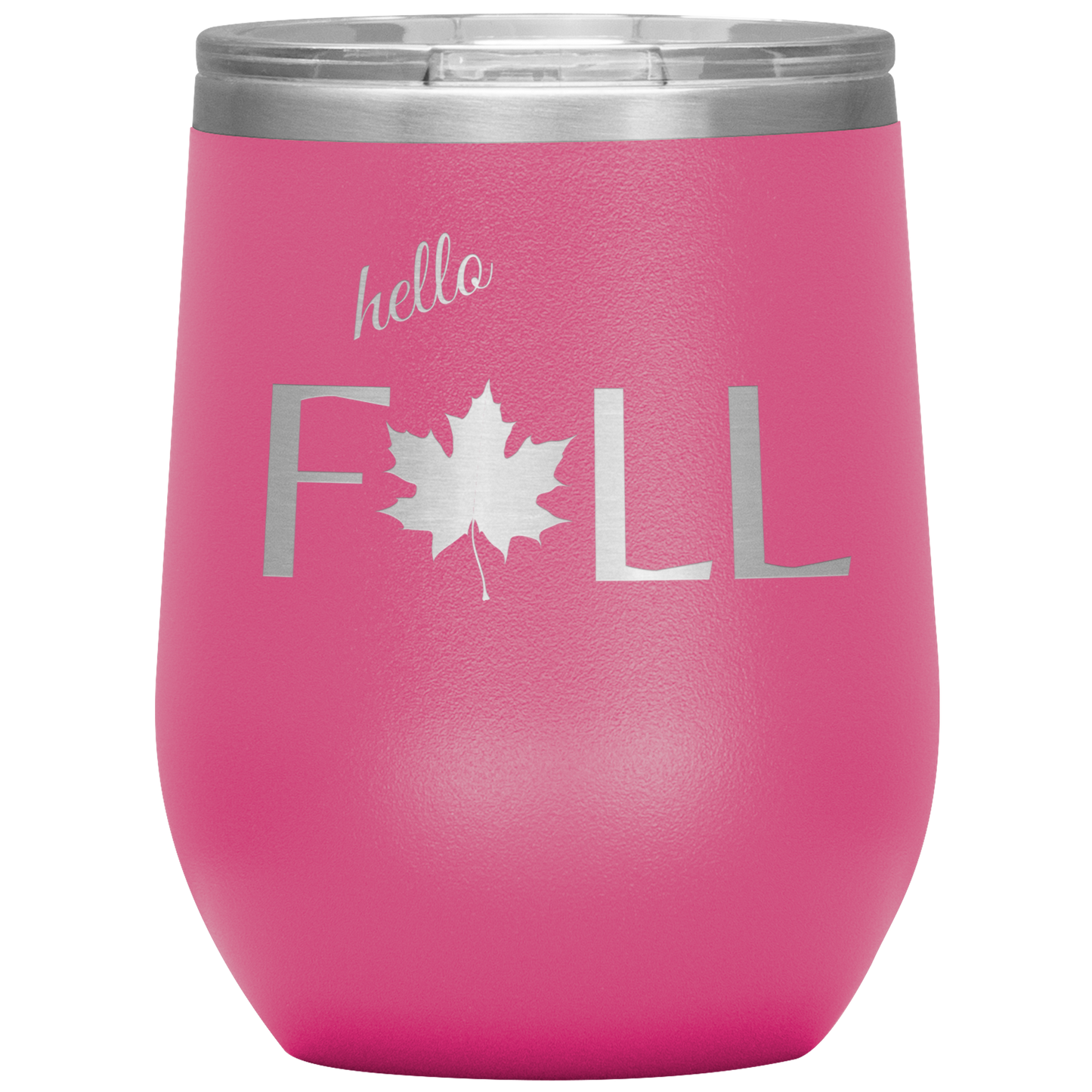 Hello Fall Wine Tumbler🍁